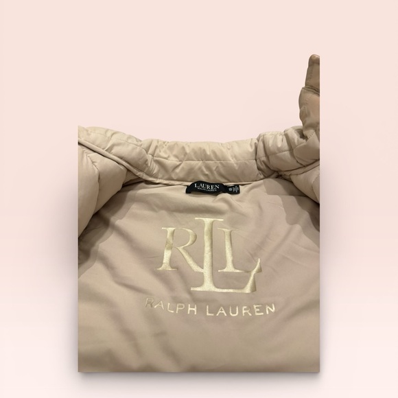 Lauren Ralph Lauren Puffer Jacket Beige - Picture 5 of 9